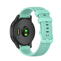 Bracelet en silicone cyan pour votre Garmin Vivoactive 4