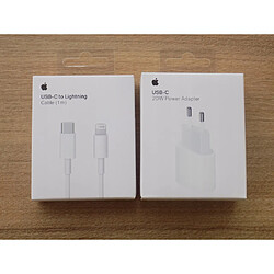 GUPBOO Chargeur IPHONE USB-C 20W + Câble Lightning 1M,JL248 pas cher