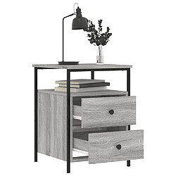 Acheter Maison Chic Table de chevet,Table de nuit,Table d'appoint pour salon sonoma gris 44x45x60 cm bois d'ingénierie -MN33727