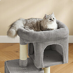 Acheter ACAZA Griffoir - Griffoir pour chat - Gris clair - 65 cm de haut