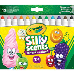 Ludendo Crayola - Silly Scents - 12 feutres parfumés lavables à colorier