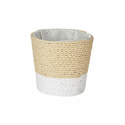 Ibergarden Cache-pot Blanc Corde Plastique 11 x 10,5 x 11 cm (24 Unités)