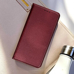 Avizar Etui Folio Motorola Moto G42 Bordeaux pas cher