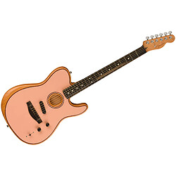 Limited Edition American Acoustasonic Telecaster EB Shell Pink + Housse Fender