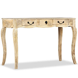 Acheter vidaXL Table console Bois de manguier massif 120 x 50 x 80 cm