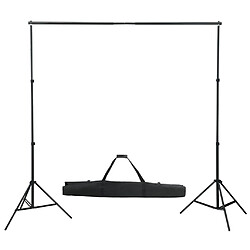 Avis vidaXL Kit de studio photo boîtes à lumière toile de fond réflecteur