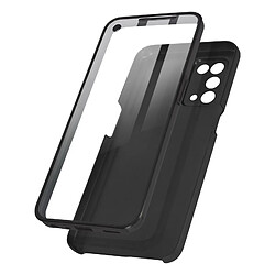 Avizar Coque Oppo A54 5G et A74 5G Arrière Rigide et Avant Souple noir