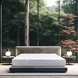 LUXURY LITERIE Matelas Sleeperfect, 20 cm, mousse haute densité, ferme, indépendance du couchage, face été/hiver, 180x200cm