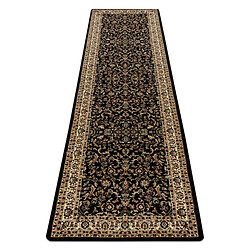 RUGSX Tapis, le tapis de couloir ROYAL ADR modèle 1745 noir - l'antichambre, le couloir 70x300 cm