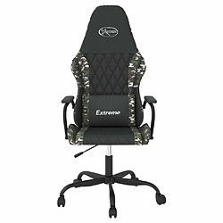 Avis Maison Chic Chaise de jeu, Chaise gaming de massage, Fauteuil gamer d'ordinateur,Chaise de Bureau Noir et camouflage Similicuir -GKD51662