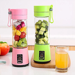 Universal Taille portable USB presse-fruits électrique Portable Smoothie Manufacturer Mixer Rechargeable Mini Portable Juice Cup Water (Purple) pas cher