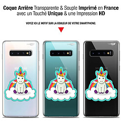 Avis Caseink Coque arrière Samsung Galaxy S10 (6.1 ) Gel HD [ Nouvelle Collection - Souple - Antichoc - Imprimé en France] Bébé Licorne