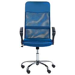 Acheter Beliani Chaise de bureau Bleu DESIGN