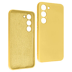 Avizar Coque Samsung Galaxy S23 Silicone Jaune