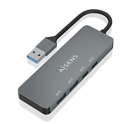 Hub USB Aisens A106-0696 Gris (1 Unité)