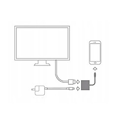 GUPBOO Adaptateur AV HDMI LIGHTNINGiPad iPhone,JL616