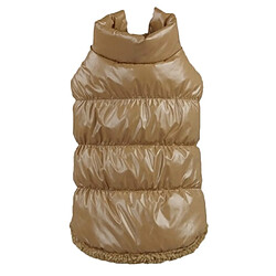 Wewoo Winter Dogs Pet Cat Rembourré Gilet Manteau Chiot Vestes Chaudes VêtementsTaille 2XL Café