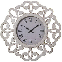 Horloge Murale Alexandra House Living Blanc Plastique 50 x 4 x 50 cm