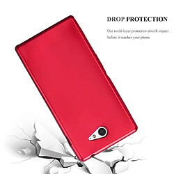 Avis Cadorabo Coque Sony Xperia M2 / M2 AQUA Etui en Rouge