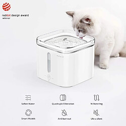 Universal Chats et chiens électriques distributeurs d'eau pour animaux domestiques fontaines distributeurs automatiques d'eau pour chiens et chats bol à boire carré fournitures d'alimentation pour chats pas cher