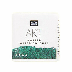 Rico Peinture Aquarelle - Vert émeraude - 1/2 godet