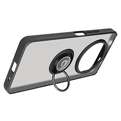 Avizar Coque pour Xiaomi Redmi A3 Bague Métallique Fonction Support Noir