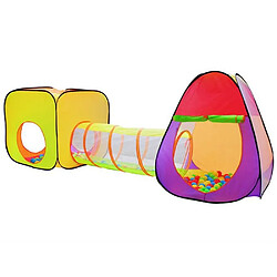 Malatec Tunnel IGLOO et tente + 200 balles pour enfant jeu