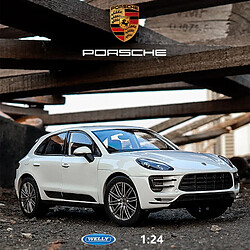 Universal 1: 24 Porsche Voiture Modèle en alliage Simulation Voiture Décoration Collection Cadeaux Jouets Moules Moulés Jouets pour garçons | Voiture jouet moulée sous pression (Blanc)