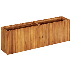 vidaXL Lit surélevé de jardin 150x30x50 cm Bois massif d'acacia