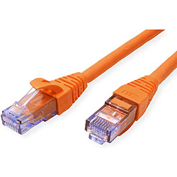 Avis ROLINE 21.15.2988 câble de réseau 0,3 m Cat6a U/UTP [UTP] Orange (ROLINE UTP PatchCord Cat6a. LSOH. CL. Orange. 0.3m)