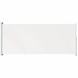 vidaXL Auvent latéral rétractable de patio 220x500 cm Crème