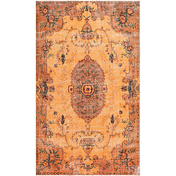 Vidal Tapis de laine 267x160 rose Ultra Vintage pas cher