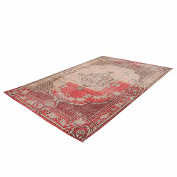 Acheter Paris Prix Tapis Imprimé Rétro Antique Vintage Rouge 140 x 200 cm