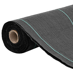 vidaXL Membrane anti-mauvaises herbes noir 1,5x10 m PP