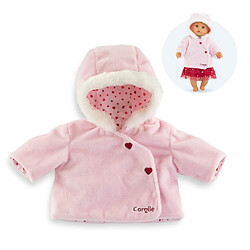 Corolle Bb30 manteau petales de coeurs