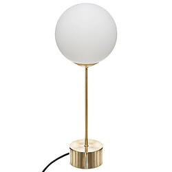 Atmosphera, Createur D'Interieur Lampe droite à poser Dris Noire et blanche - H. 43 cm