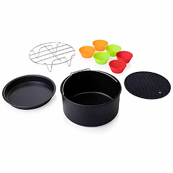 Princess Set d'accessoires de friteuse 10 pcs 5,2 L Métal et silicone