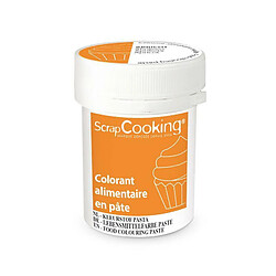 Scrapcooking Colorant alimentaire en pâte 20 g - Abricot