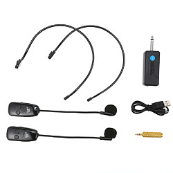 Avis Universal Un microphone sans fil UHF, deux microphones sans fil anti-brouillage, émetteur-récepteur, performance extérieure, microphone