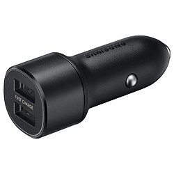 Chargeur Voiture Universel 2 Ports USB 2A Fast Charge Original Samsung Noir