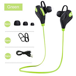 Avis Wewoo Ecouteur Bluetooth pour iPhone écouteurs stéréo sans fil avec contrôle Mic FH E70987 Programme Soutien Handfree appel l'pour iPhone Galaxy Sony HTC Google Huawei Xiaomi Lenovo Smartphone Vert