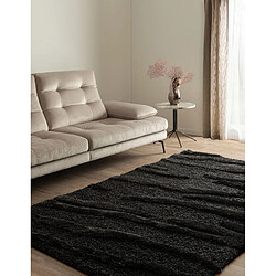 Hadorn Tapis shaggy 185x125 noir Thun Tribus