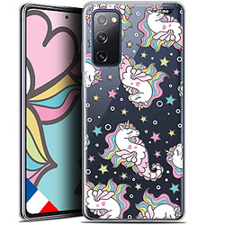 Caseink Coque arrière Samsung Galaxy S20 FE (6.5 ) Gel HD [ Nouvelle Collection - Souple - Antichoc - Imprimé en France] Licorne Dormante