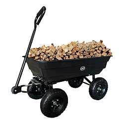 Avis AXI AG75 Dump Truck / Charrette de jardin avec basculeur Noir | Chariot de transport de jardin 75 litres / Max 250 kg.