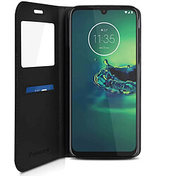 Ipomcase Coque Etui Housse de protection porte carte pour Motorola Moto G8 Plus -Noir