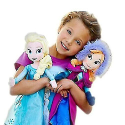 Universal Princesse Anna Elsa Snow Queen Doll50cm