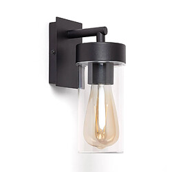 Ledkia Lampe Murale Extérieure Aluminium Lutsha Noir