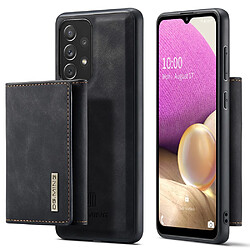 Etui en PU DG.MING détachable 2-en-1, antichoc, prend en charge le chargement sans fil noir pour votre Samsung Galaxy A33 5G