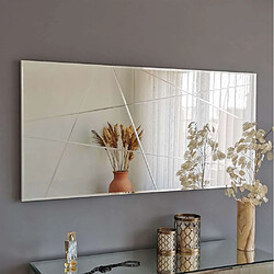 Hanah Home Miroir en verre 130 x 62 cm silver.