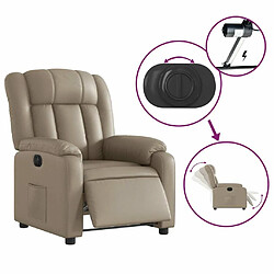 Acheter Maison Chic Fauteuil Relax pour salon, Fauteuil inclinable électrique Cappuccino Similicuir -GKD72920